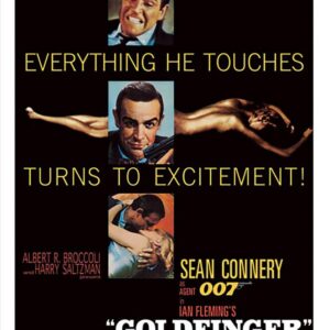 James Bond : Goldfinger Poster (Sean Connery)