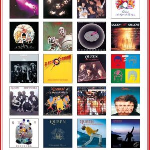 Queen Albums Poster