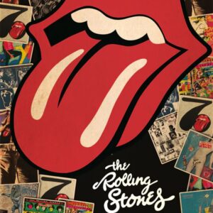 The Rolling Stones : Tongue Collage Poster