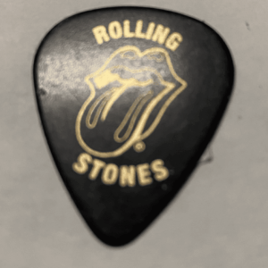 Rolling Stones guitar pick