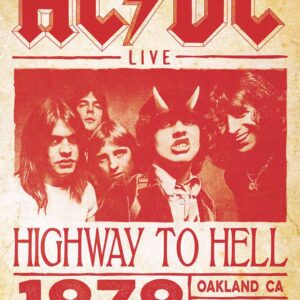 AC/DC : Highway To Hell  1979 Tour Poster