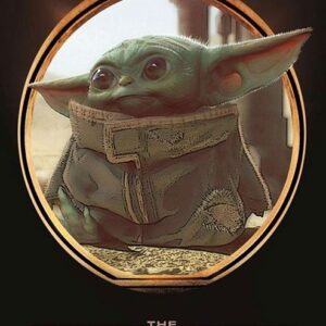 The Mandalorian Baby Yoda Poster