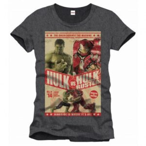 Marvel Hulk vs. Hulk Buster T-Shirt - Small