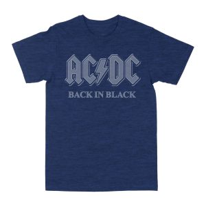 AC/DC : Back In Black T-Shirt (Blue)