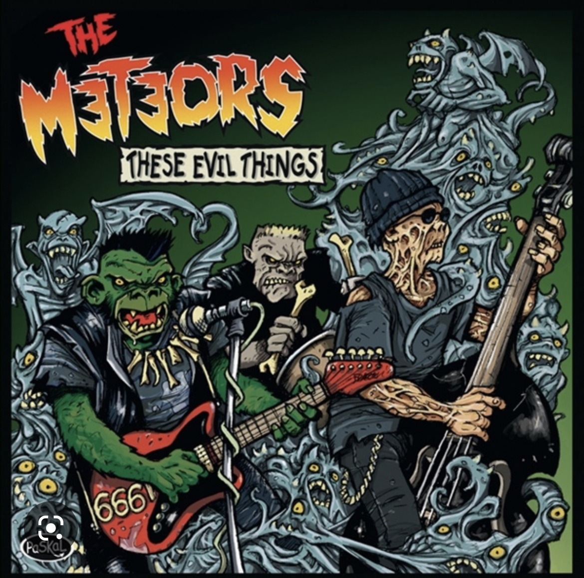 The Meteors : These Evil Things Vinyl Record