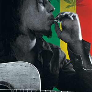 Bob Marley Smoking Poster