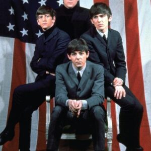 The Beatles: USA Flag Poster