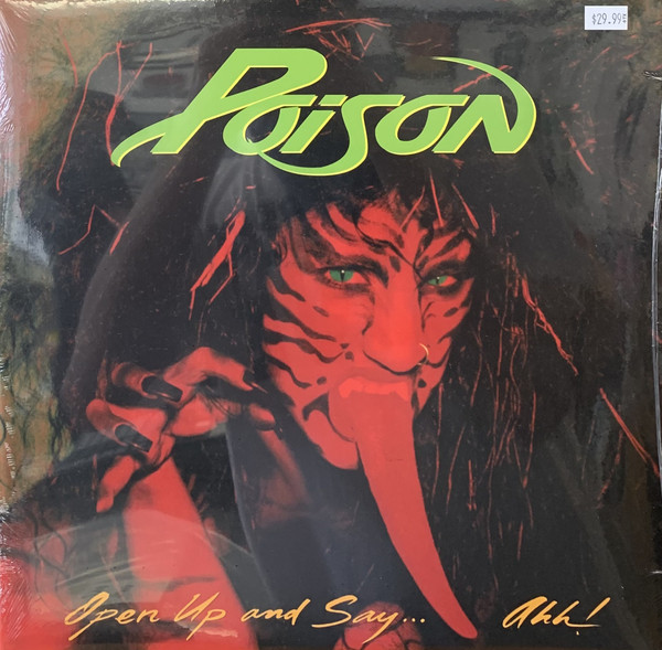 Poison : Open up And Say Ahhh Yellow Vinyl Record