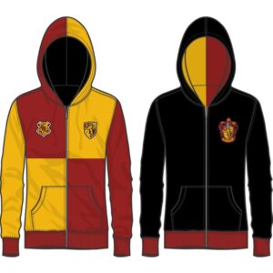 Harry Potter reversible hoodie. Hogwarts/ Gryffindor
