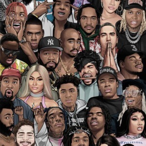 Hio Hop Icons Poster
