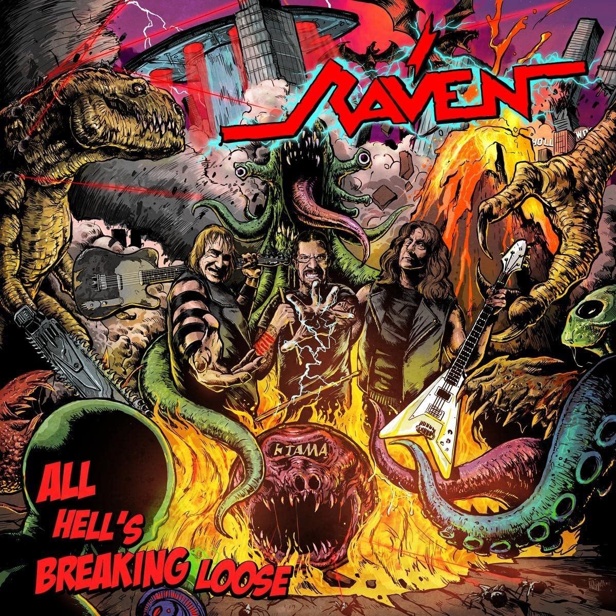 Raven : All Hell Breaking Loose Vinyl Record