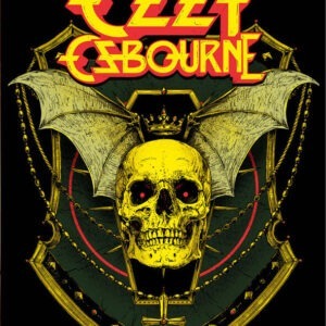 Ozzy Osbourne : Skull / Bat Wings Poster