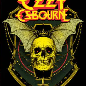Ozzy Osbourne : Skull / Bat Wings Poster