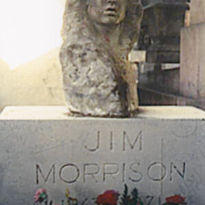 Jim Morrison Grave Head Stone Bust