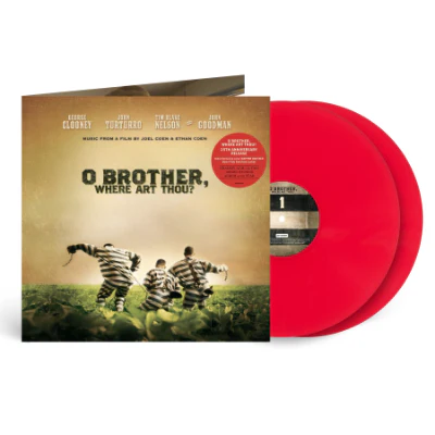 O BROTHER WHERE ART THOU (25TH ANNIVERSARY 2LP DAPPER RED COLOURED
