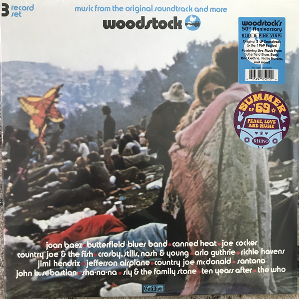 Woodstock 50th Anniversary Original Motion Picture Soundtrack Vinyl Record