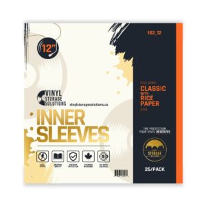 Inner Sleeves - 2mil 12” Rice Paper (25 pack)