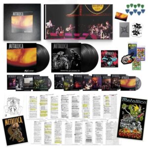 Metallica ReLoad Deluxe Numbered Limited Edition 180g 5LP, 45rpm 7" Vinyl Single, 15CD, 4DVD & Book Box Set