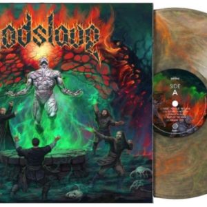 GODSLAVE - GODSLAVE (ORANGE AND GREEN MARBLED